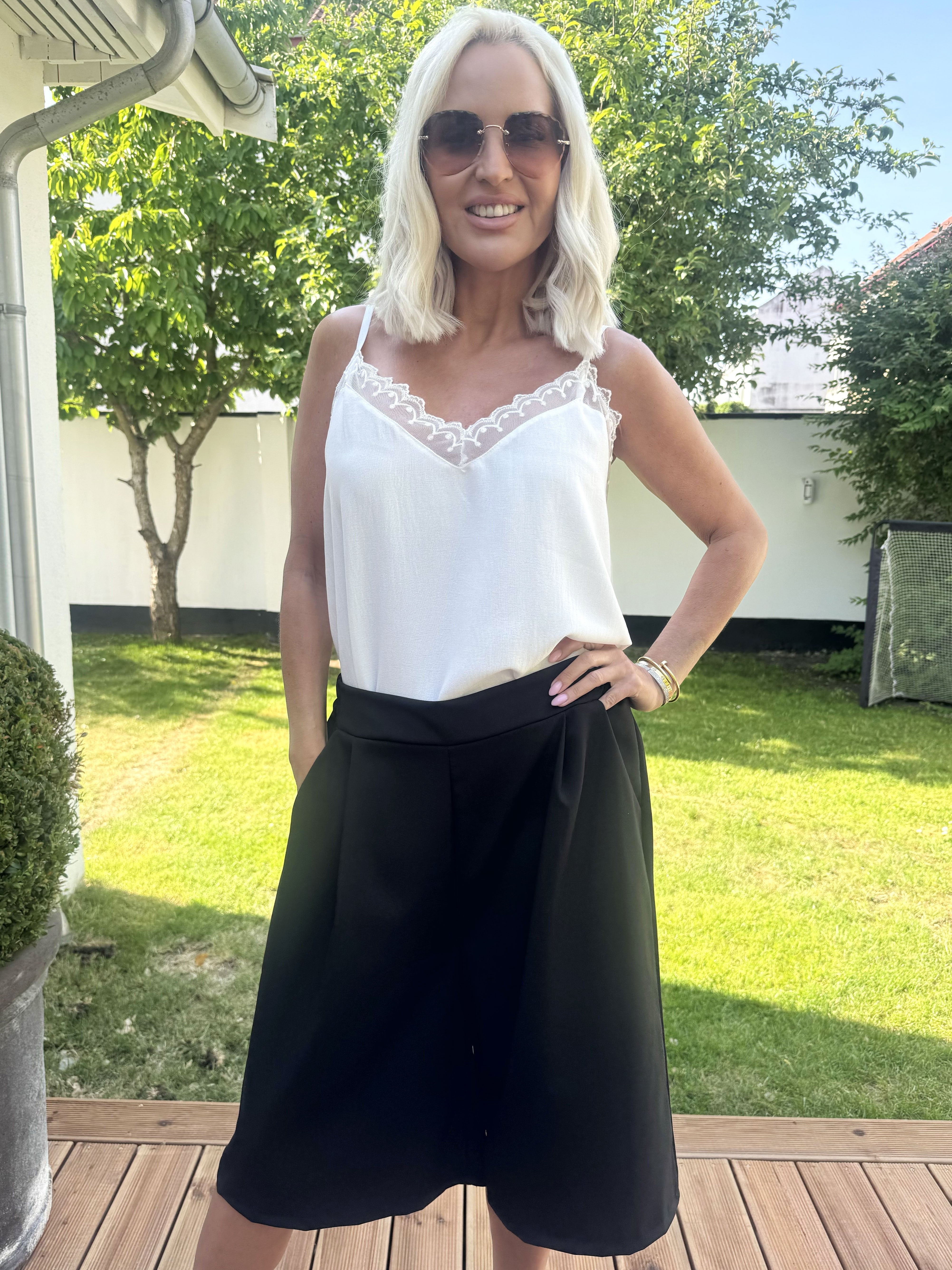 Bursia - Långa shorts i lös passform